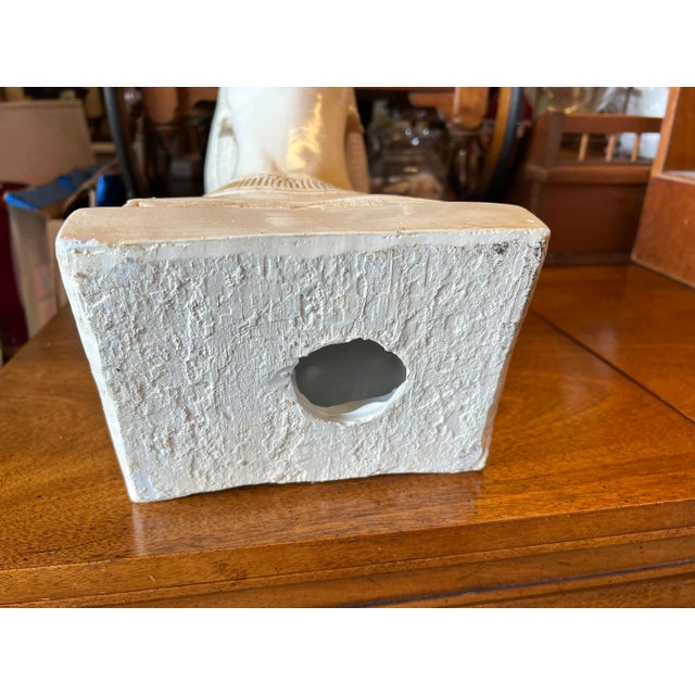 1980s 1980‚Äôs Egyptian Revival Large Bust Statue of Nefertiti For Sale - Image 5 of 7