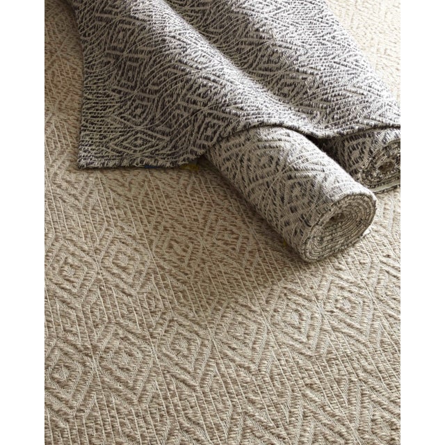 Sanz Flatweave Wool Black Rug - 12'x15' For Sale In Los Angeles - Image 6 of 7