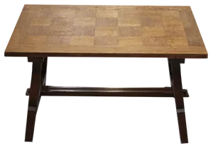 Rectangular Wooden Ceffee Table, France