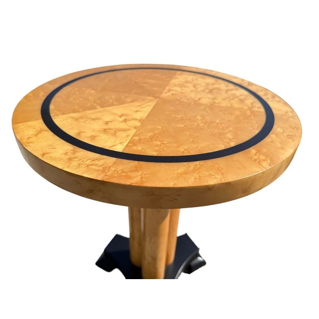 Art Deco Enrique Garcel Burlwood Art Deco Occasional Accent Table For Sale - Image 3 of 11