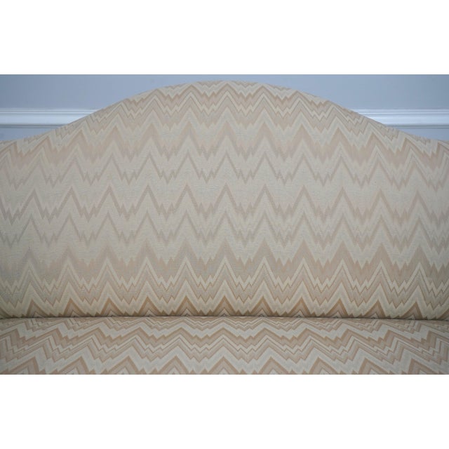 Georgian Nicely Carved Mahogany Upholstered Loveseat For Sale - Image 4 of 18
