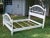 Vintage Ethan Allen Country French Wheatback Queen Bed Frame For Sale - Image 9 of 15