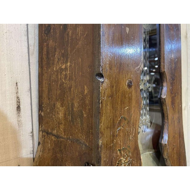 19th Century Comtoise Clock in Fir with Enameled Figures For Sale - Image 9 of 16