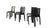 Cassina CAB T4 Chairs in Black Leather by Mario Bellini for Cassina, Italy, 1970s, Set of 6 For Sale - Image 4 of 8