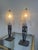 Art Deco Lamps in Wrought Iron and Glass from Hettier-Vincent, 1929, Set of 2 For Sale - Image 12 of 18
