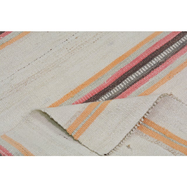 Tribal Vintage Turkish Tribal Kurdish Flatweave Wool Rug, 2'6X7'9 For Sale - Image 3 of 3