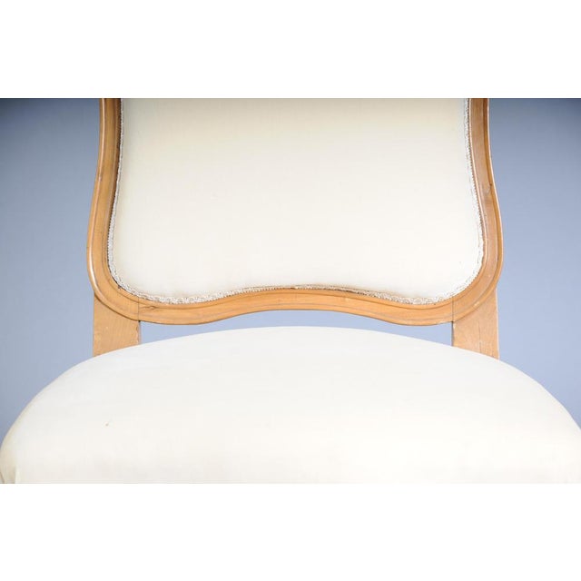 Beige Rococo Salon Chairs in Walnut, 1700s, Set of 6 For Sale - Image 8 of 18
