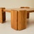 Mid-Century Modern Mario Marenco "Sapporo" Mobilgirgi Solid Oak Coffee Table, 1970s For Sale - Image 3 of 5