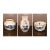 Vintage Lenox "Pagoda" Blue & Gold Porcelain Vases & Bowl - Set of 3 For Sale
