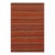 1950s Red Stripe Modern Vintage Mid Century Turkish Decorative Kilim Rug For Sale