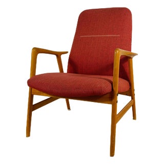 Mid-Century Modern Armchair by Alf Svensson, Sweden, 1960 For Sale
