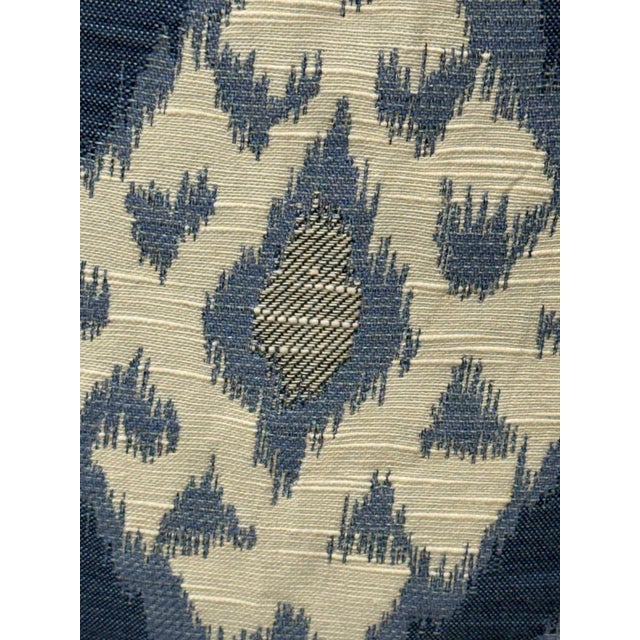 Ink Blue Thom Filicia Home Collection the Rigi Ink Pattern Pillows, Pair For Sale - Image 8 of 12