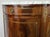Vintage French Empire Carved Burr Inlay Sideboard with Marble Top For Sale - Image 6 of 18