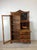 Arts & Crafts Antique Oak Side by Side With Drop Front Writing Desk and Adjustable Shelves For Sale - Image 3 of 18