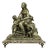 Vintage Solid Bronze Sculpture of Madonna & Children For Sale