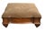 Huge Mahogany Giltwood & Mohair Cocktail Ottoman Footstool. It features two storage drawers and was freshly upholstered in...