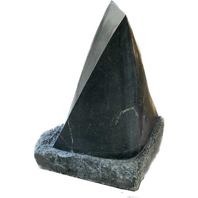 Arden Scott, The Wave, 1990, Marble on Wood Base For Sale - Image 4 of 7