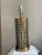 Metal Hollywood Regency Brass Lattice Table Lamp For Sale - Image 7 of 7