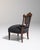 19th Century United Kingdom Charcoal Grey Carved Wood Side Chair For Sale In Greensboro - Image 6 of 11