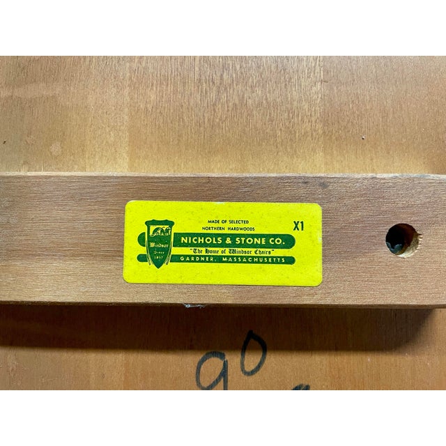 Vintage Nichols and Stone Country Sheridan Dining Table For Sale - Image 12 of 12