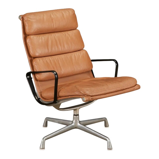 1970s Model 'Ea-416' Soft Pad Chair by Charles Eames for Herman Miller, Signed For Sale