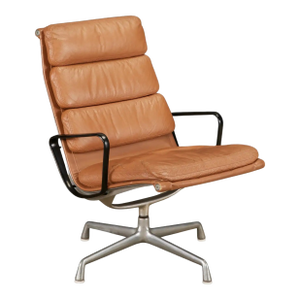 1970s Model 'Ea-416' Soft Pad Chair by Charles Eames for Herman Miller, Signed