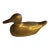 Vintage Brass Duck Figurine / Paperweight For Sale