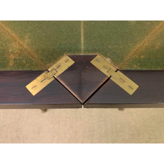 Inlaid Rosewood Envelope Card Table by Maple & Co., 1890 For Sale - Image 18 of 18