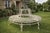 Circular White Steel Tree Bench Garden Seat For Sale - Image 3 of 12