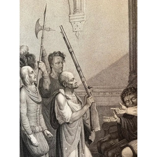 Antique 1798 Shakespeare Engraving by Thomas Ryder – Henry Iv, Falstaff, Large Boydell Print For Sale - Image 10 of 13