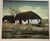 Zlatko Huzjak, Croatian artist, Oil painting on glass, 49 x 59 cm. Frame: 74 x 84.5 cm, with damage to one corner. This...