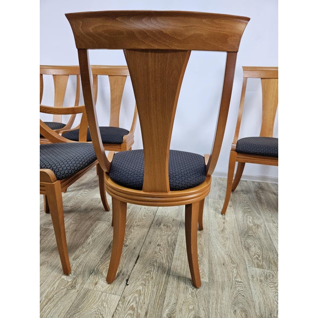 Vintage Gondola Chairs by Pietro Costantini, 1980s, Set of 6, in Very Good conditions. Designed 1970 to 1979 This piece...