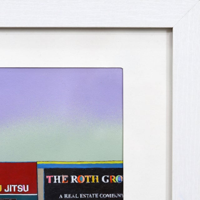 Paper South Bay Jiu Jitsu - Original Contemporary Urban Mixed Media Painting on Paper by Fabio Coruzzi For Sale - Image 7 of 9