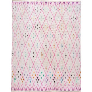 21st Century Modern Moroccan-Style Wool Rug For Sale