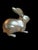 Offering a vintage solid brass heavy, large rabbit with an aged patina finish. Timeless vintage decor for modern or rustic...