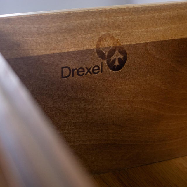 Late 20th Century Late 20th Century Campaign Style Gentleman’s Chest of Drawers or Armoire Drexel Heritage Passage Collection For Sale - Image 5 of 18