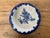 Antique Victoria Ironstone Blue White Roses Basin Staffordshire Made in England. Measurements of the bowl are...