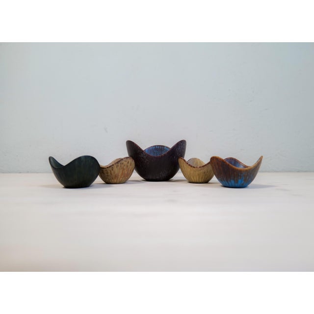 Ceramic Mid-Century Bowls attributed to Gunnar Nylund for Rörstrand, Sweden, 1950s, Set of 3 For Sale - Image 7 of 18