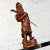 Mid 20th Century 20th Century Asian Sculpture Chinoiserie Rosewood Guan Yu or Chinese Warrior Hand Carved For Sale - Image 5 of 13