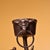 Metal Pair of Antique Chinese Gilt Bronze Foo Dog Candle Holders With Ring Handles For Sale - Image 7 of 10