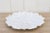 Indian 15" Pure Marble Flower Plate For Sale - Image 3 of 9