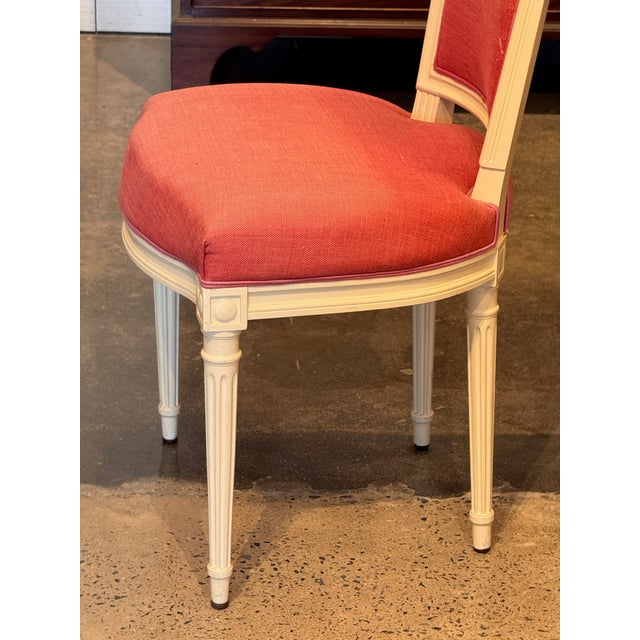 1950s Set of Six Directoire Style Dining Chairs For Sale - Image 10 of 12