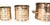 Gold Nest of Seven Bell Metal Measures for East Sussex, England For Sale - Image 8 of 8
