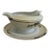 Vintage Meito China Hand-Painted Floral Gravy Boat With Underplate For Sale