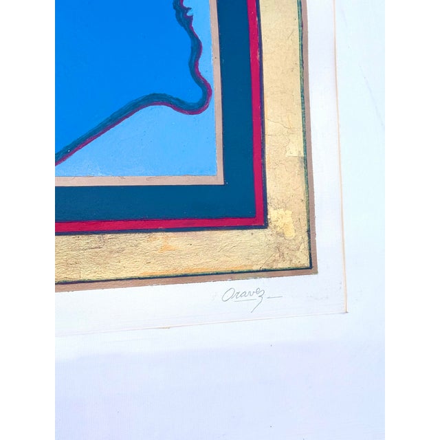 Contemporary Signed David Oravez “Les Trois Graces” Mixed Media Spray Paint Print – Boise Artist For Sale - Image 3 of 12