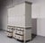 Massive Antique English Painted Pine Housekeeper’s Cupboard Sliding Doors - Circa 1880 For Sale In Orlando - Image 6 of 15