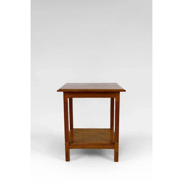 Art Nouveau Serving Table / Side Table in Oak, France, 1910s For Sale - Image 12 of 12