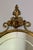 Oscar Bach Attributed Gilded Iron Console With Beveled Mirror, Marble Top, C. 1920 For Sale - Image 12 of 18