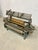 Antique Weaving Loom in Metal and Wood For Sale - Image 4 of 7