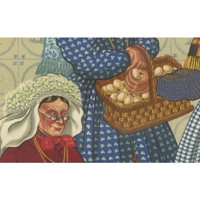 Traditional Market Scene in S Hertogenbosch, 1890, Paper For Sale - Image 3 of 10